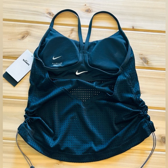 NEW Nike Essential Layered Tankini Top in Black size Small NWT - Picture 15 of 16